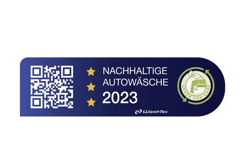 Zertifikat Nachhaltige Autowäsche QR-Code
